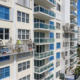 A concrete restoration project at a condominium in West Palm Beach.